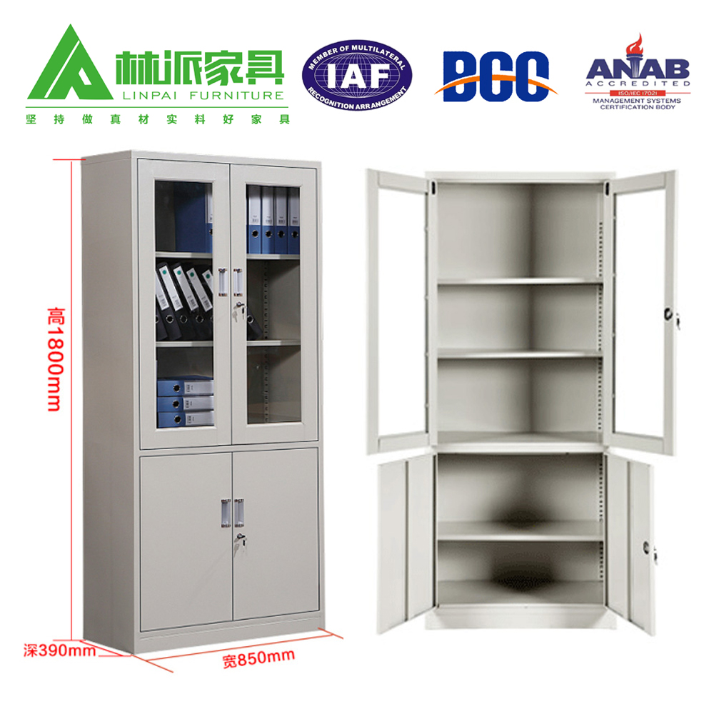 玻璃门钢制文件柜