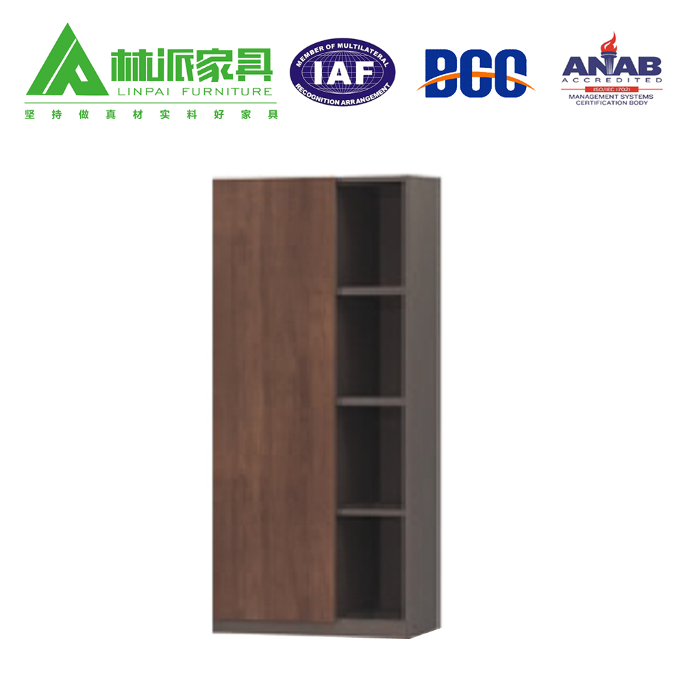 两门木质文件柜现代款